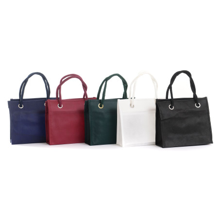 Shopper bag in TNT 20 x 18 + 8cm. 5 colori disponibili.